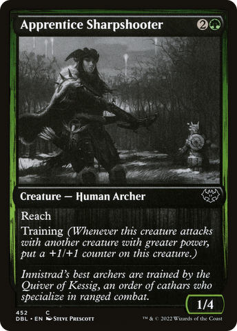 {C} Apprentice Sharpshooter [Innistrad: Double Feature][DBL 452]