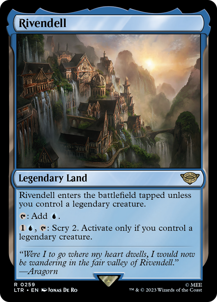 {R} Rivendell [The Lord of the Rings: Tales of Middle-Earth][LTR 259]