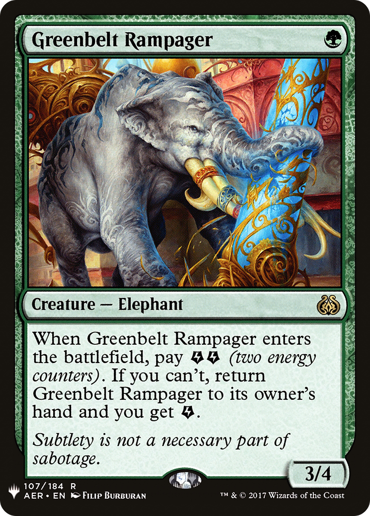 Greenbelt Rampager [LIST AER-107]