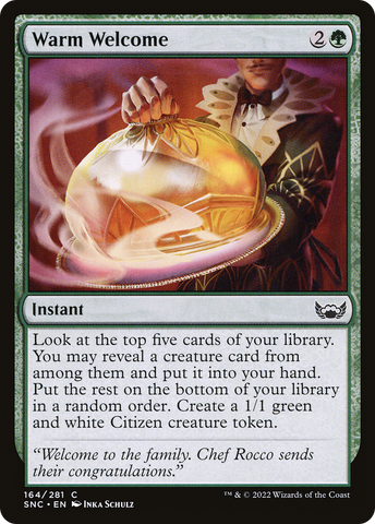 {C} Warm Welcome [Streets of New Capenna][SNC 164]