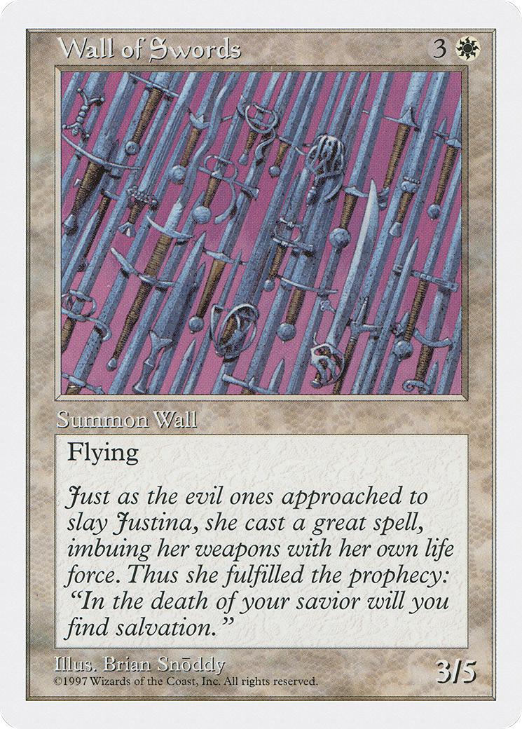{C} Wall of Swords [Fifth Edition][5ED 067]