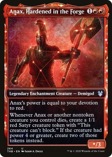 {C} Anax, Hardened in the Forge (Showcase) [Theros Beyond Death][THB 264]