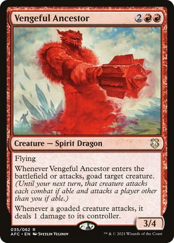 {R} Vengeful Ancestor [Dungeons & Dragons: Adventures in the Forgotten Realms Commander][AFC 035]
