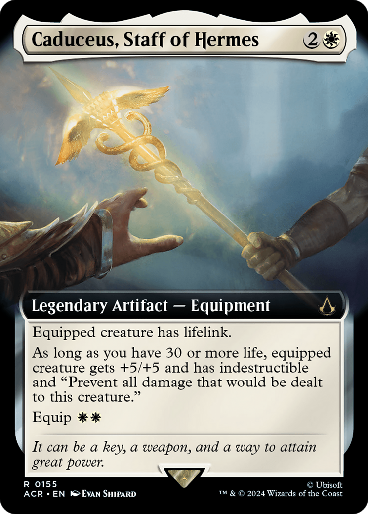 {R} Caduceus, Staff of Hermes (Extended Art) [Assassin's Creed][ACR 155]