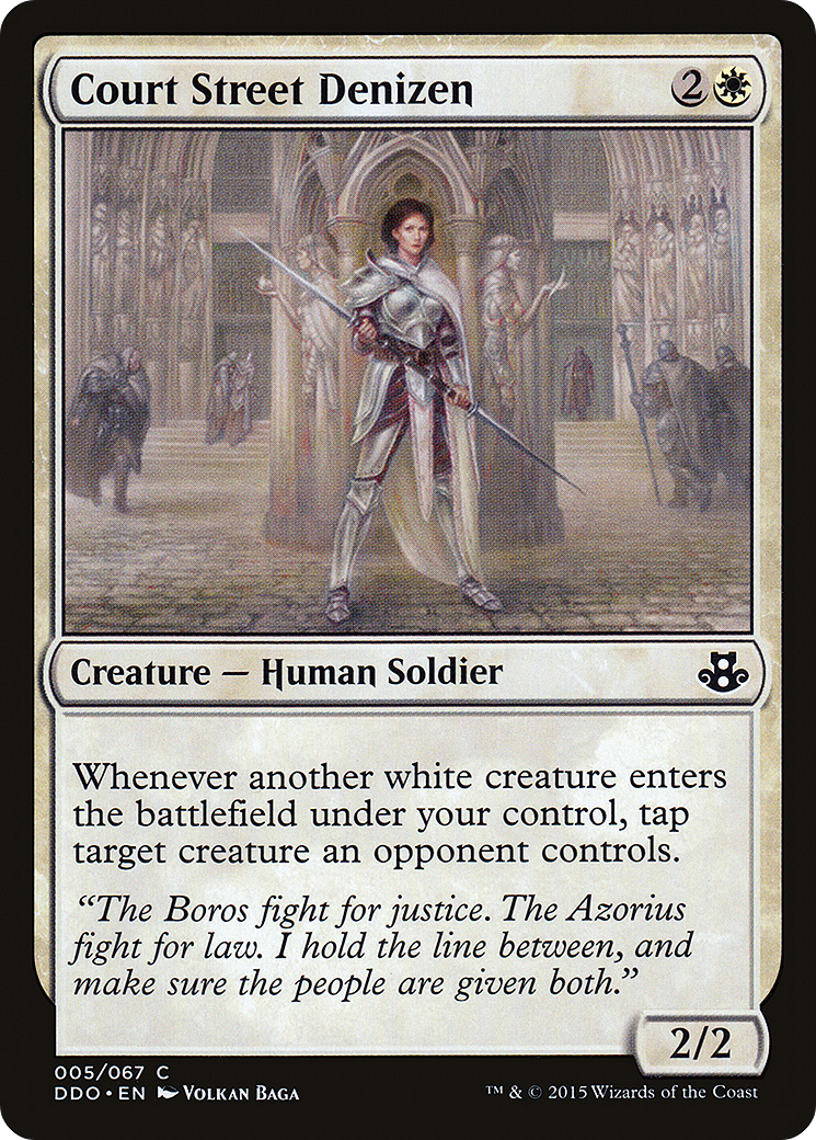 {C} Court Street Denizen [Duel Decks: Elspeth vs. Kiora][DDO 005]