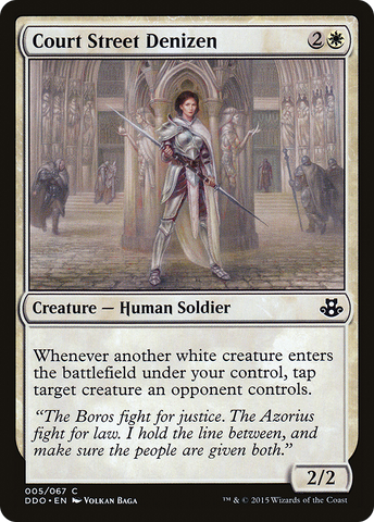 {C} Court Street Denizen [Duel Decks: Elspeth vs. Kiora][DDO 005]