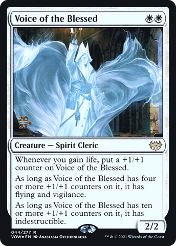 {R} Voice of the Blessed [Innistrad: Crimson Vow Prerelease Promos][PR VOW 044]