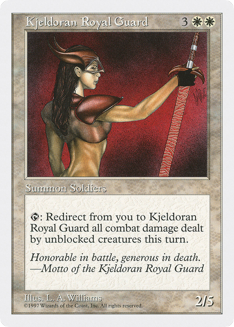 {R} Kjeldoran Royal Guard [Fifth Edition][5ED 044] - Misty Mountain Games