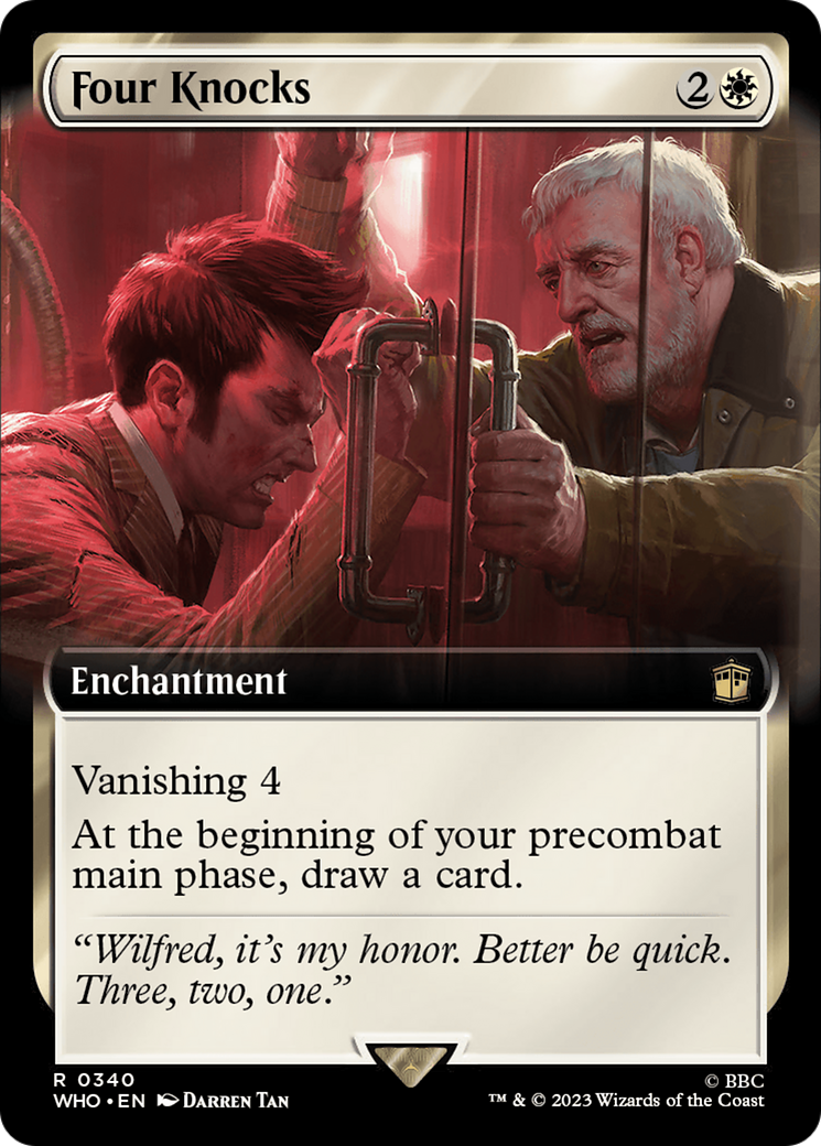 {R} Four Knocks (Extended Art) [Doctor Who][WHO 340]