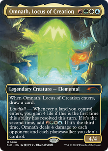 {R} Omnath, Locus of Creation (Foil) (Borderless) [Secret Lair Drop] [SLD 1686]