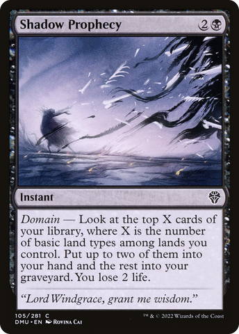 {C} Shadow Prophecy [Dominaria United][DMU 105]