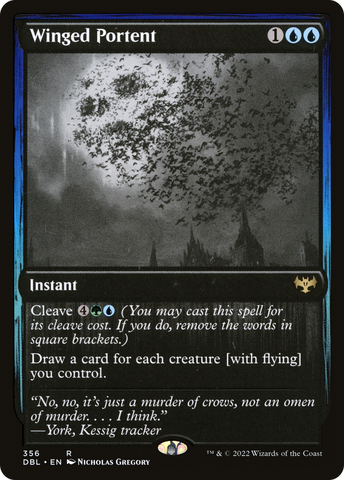 {R} Winged Portent [Innistrad: Double Feature][DBL 356]