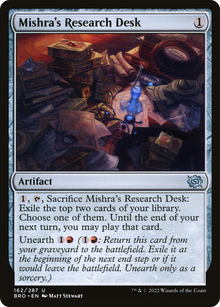 {C} Mishra's Research Desk [The Brothers' War][BRO 162]