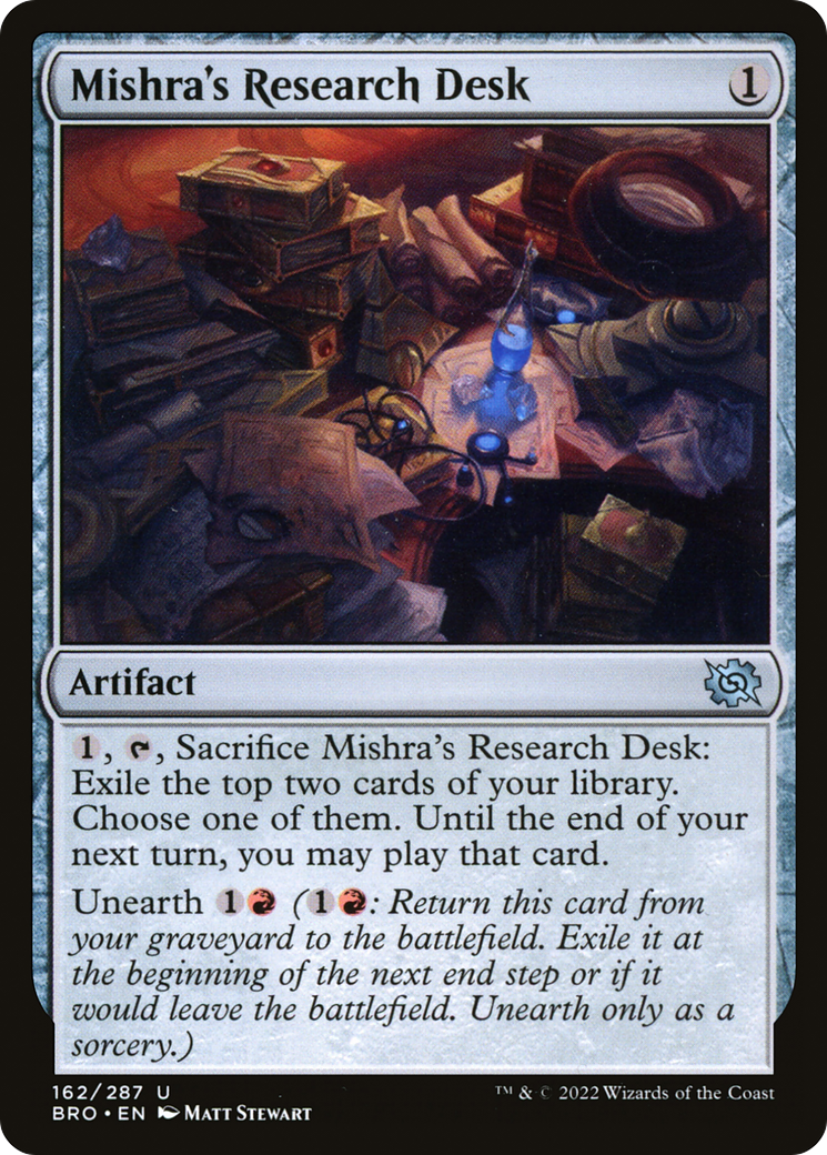 {C} Mishra's Research Desk [The Brothers' War][BRO 162]