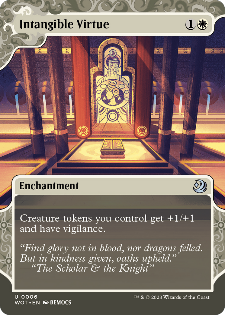 {C} Intangible Virtue [Wilds of Eldraine: Enchanting Tales][WOT 006]