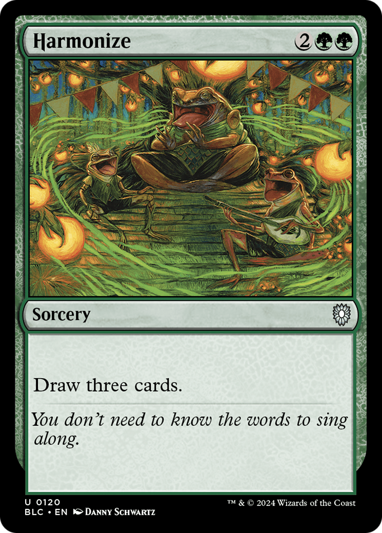 {C} Harmonize [Bloomburrow Commander][BLC 120]