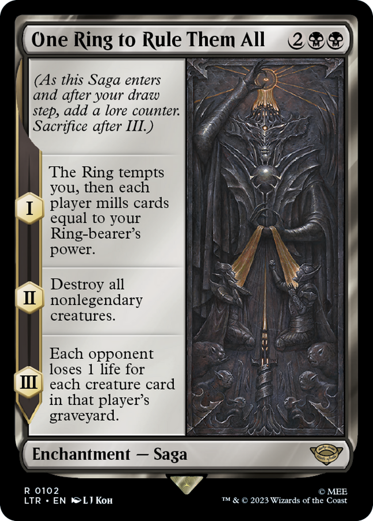{R} One Ring to Rule Them All [The Lord of the Rings: Tales of Middle-Earth][LTR 102]