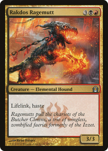 {C} Rakdos Ragemutt [Return to Ravnica][RTR 185]
