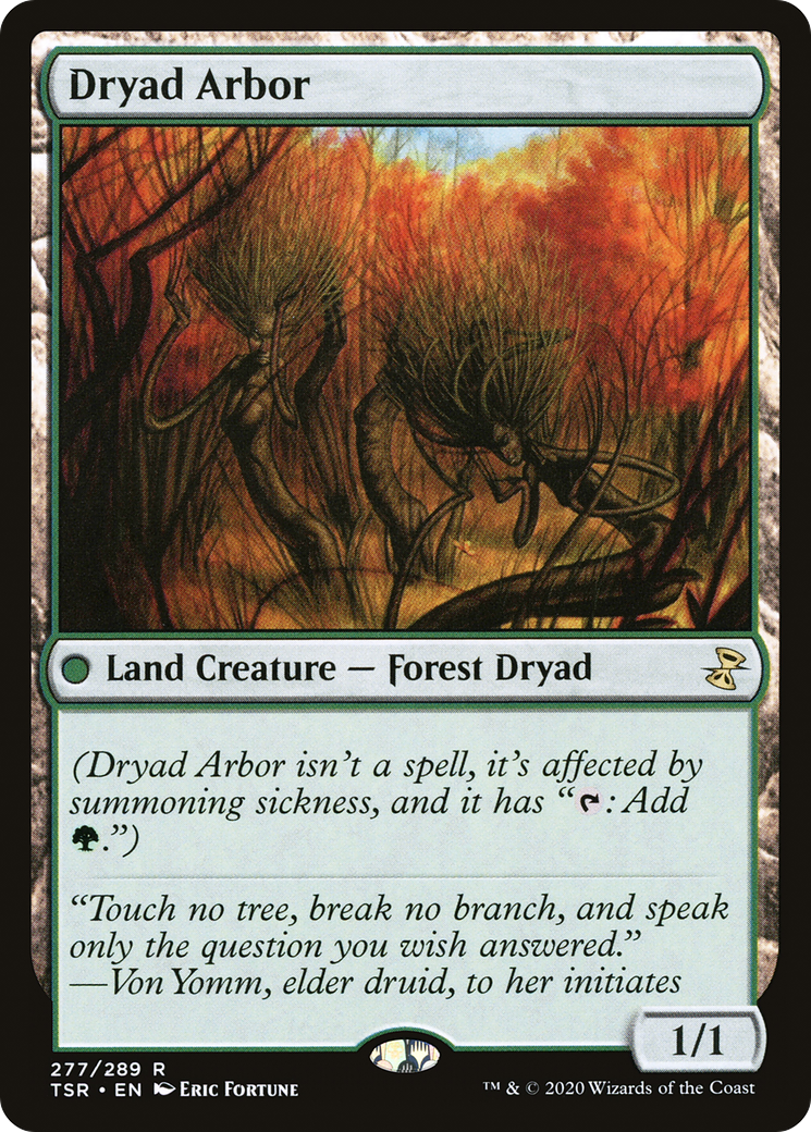 {R} Dryad Arbor [Time Spiral Remastered][TSR 277] - Misty Mountain Games