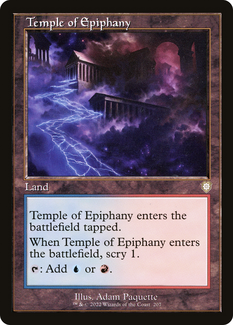 {R} Temple of Epiphany (Retro) [The Brothers' War Commander][BRC 207]