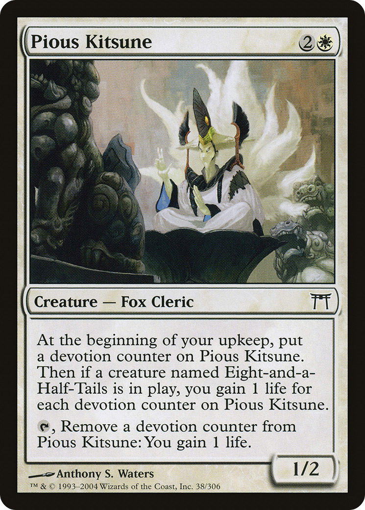 {C} Pious Kitsune [Champions of Kamigawa][CHK 038] - Misty Mountain Games