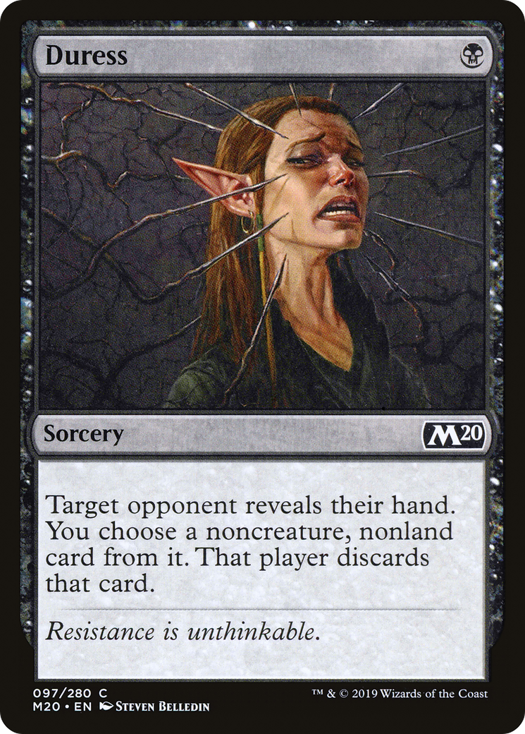 {C} Duress [Core Set 2020][M20 097]