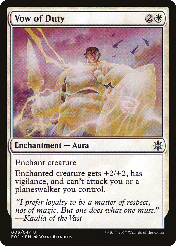 {C} Vow of Duty [Explorers of Ixalan][E02 006]