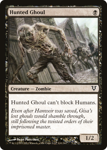 {C} Hunted Ghoul [Avacyn Restored][AVR 110]