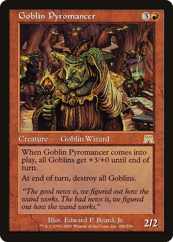 {R} Goblin Pyromancer [Onslaught][ONS 206]