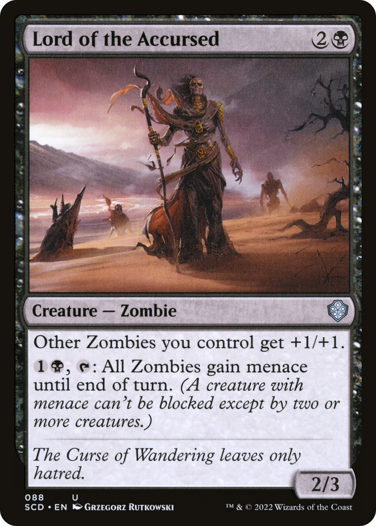 {C} Lord of the Accursed [Starter Commander Decks][SCD 088]