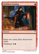 {C} Faithless Looting (White Border) [Mystery Booster 2][MB2 057]
