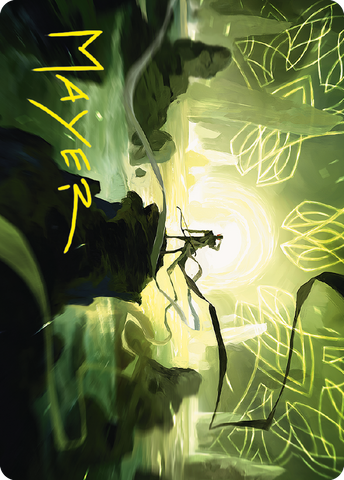 {A} Legolas, Master Archer Art Card (Gold-Stamped Signature) [The Lord of the Rings: Tales of Middle-earth Art Series][GS ALTR 045]