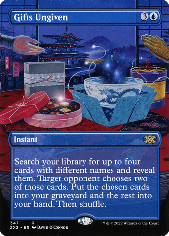 {R} Gifts Ungiven (Borderless Alternate Art) [Double Masters 2022][2X2 347]