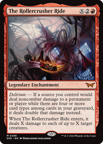 {@R} The Rollercrusher Ride (0298) [Duskmourn: House of Horror][DSK 298]