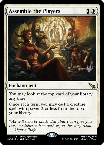 {R} Assemble the Players (Promo Pack) [Murders at Karlov Manor Promos][PP MKM 003]