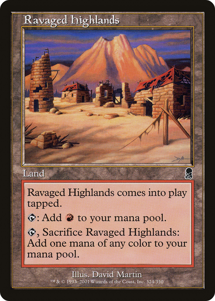 {C} Ravaged Highlands [Odyssey][ODY 324]