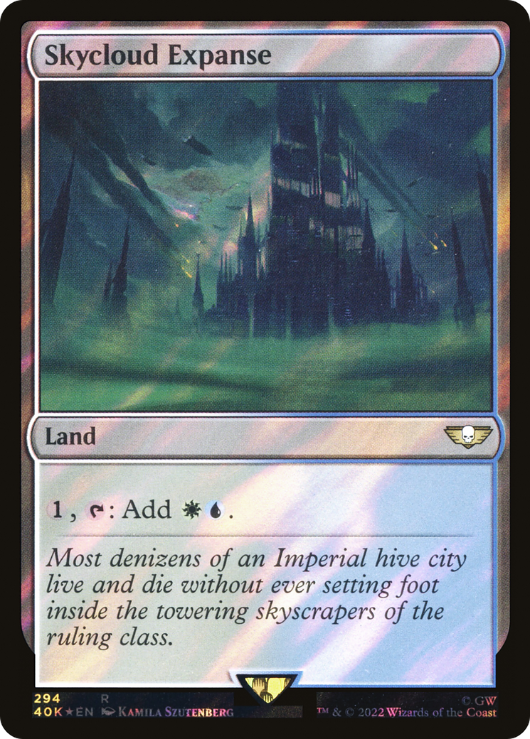 {R} Skycloud Expanse (Surge Foil) [Universes Beyond: Warhammer 40,000][SF 40K 294]