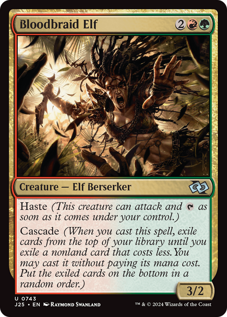 {C} Bloodbraid Elf [Foundations Jumpstart][J25 743]