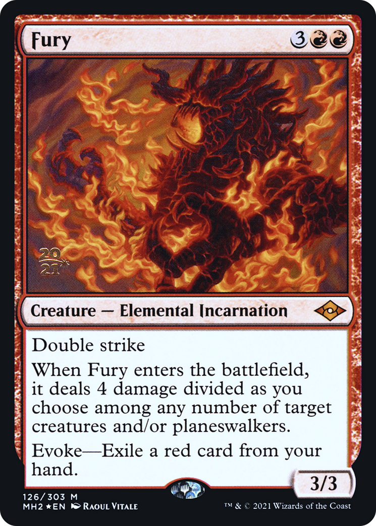 {R} Fury [Modern Horizons 2 Prerelease Promos][PR MH2 126]