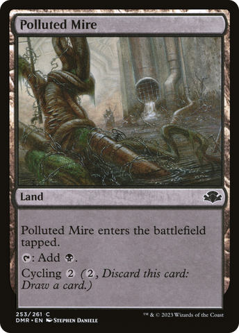 {C} Polluted Mire [Dominaria Remastered][DMR 253]