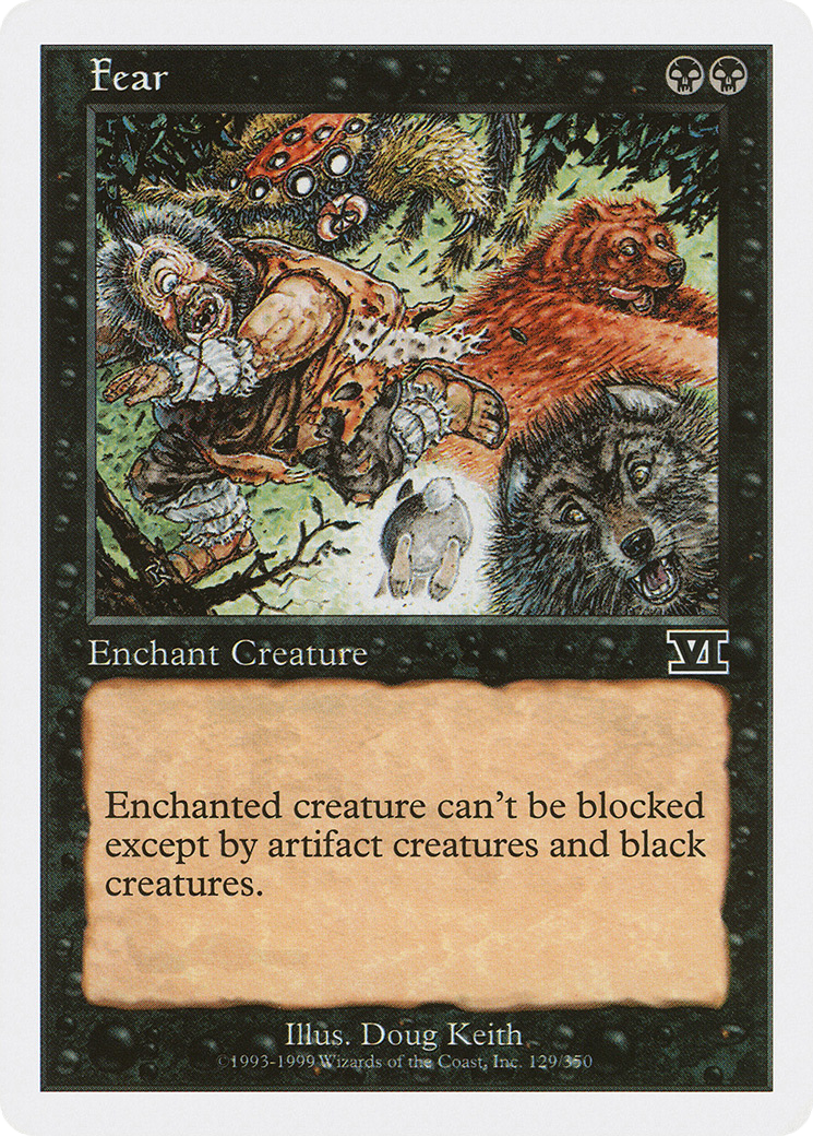 {C} Fear [Classic Sixth Edition][6ED 129]