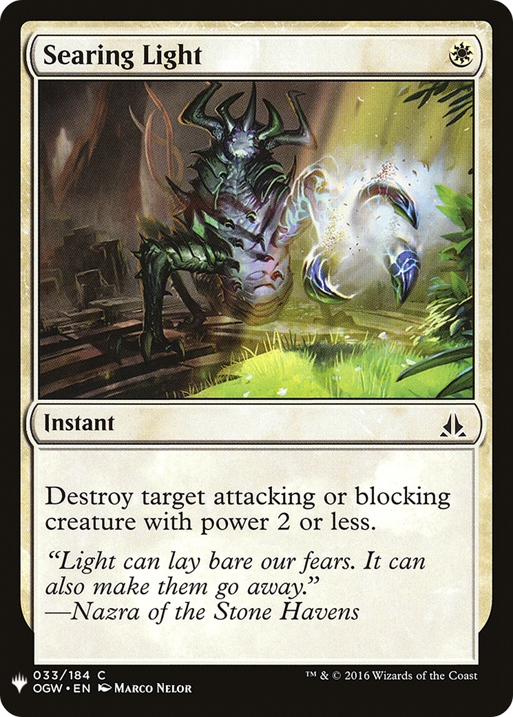 {C} Searing Light [Mystery Booster][LS OGW 033]
