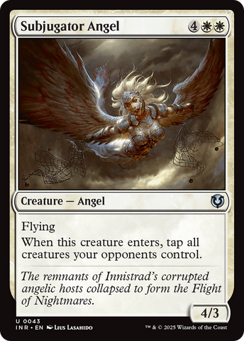 {C} Subjugator Angel [Innistrad Remastered][INR 043]