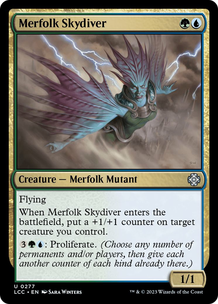 {C} Merfolk Skydiver [The Lost Caverns of Ixalan Commander][LCC 277]