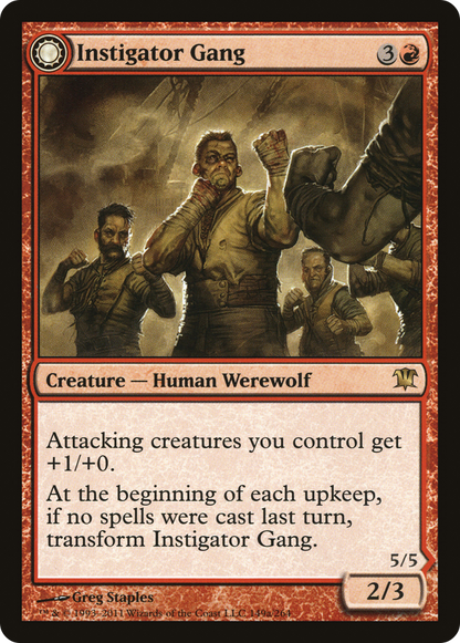 {R} Instigator Gang // Wildblood Pack [Innistrad][ISD 149]
