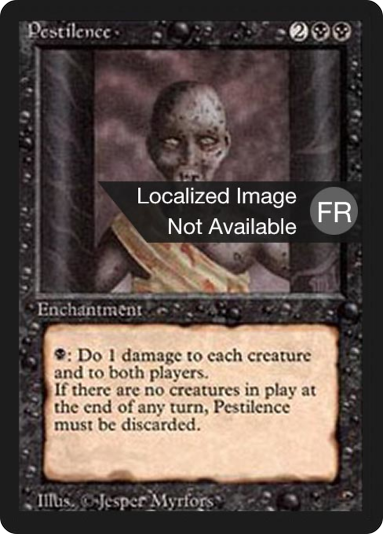 {F} Pestilence [Foreign Black Border][FBB 3ED 122]