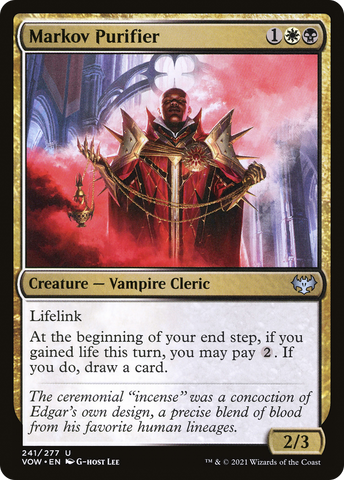 {C} Markov Purifier [Innistrad: Crimson Vow][VOW 241]