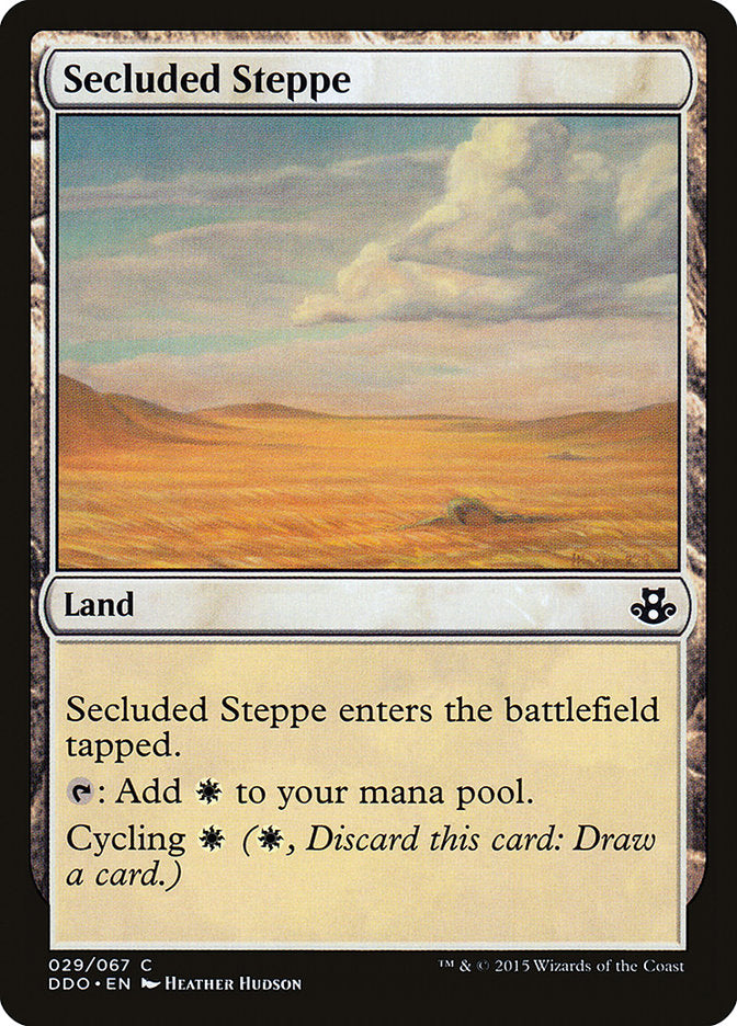 {C} Secluded Steppe [Duel Decks: Elspeth vs. Kiora][DDO 029]