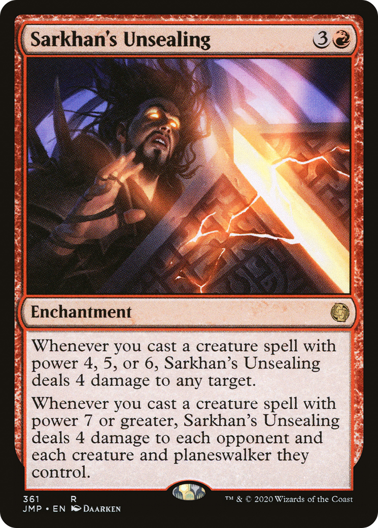 {R} Sarkhan's Unsealing [Jumpstart][JMP 361]