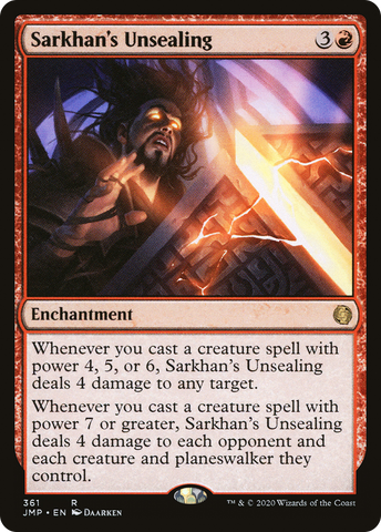 {R} Sarkhan's Unsealing [Jumpstart][JMP 361]